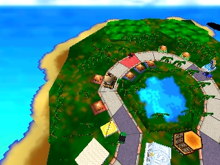 Bakushou Jinsei 64 - Mezase! Resort Ou (Japan) In game screenshot